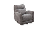 Man Wah Brisbane Upholstered Swivel Recliner, Granite B2707P311397