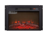 Electric Fireplace Insert 18" 1400W 120V ,Equipped with remote control, ultra thin heater with log 56897865