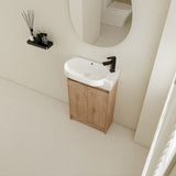 23" Freestanding Bathroom Vanity with Sink, Soft Close Doors W999P206106