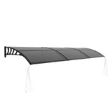 Awning for Door Entrance with Drainage Sink, 40x120 Inch Window Canopy Exterior, UV Rain Snow 30798226