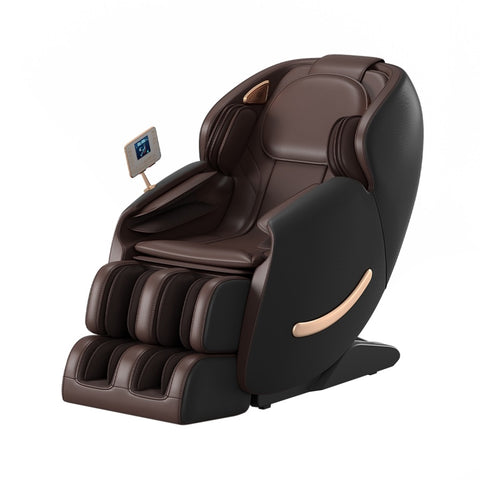 ZUN Deluxe Massage Chair, Full Body Zero Gravity Recliner with AI Voice Control, SL Track, Bluetooth, W2561P157967