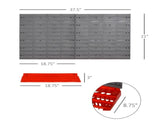 54 Piece Tool organizer with 50 Hooks ,Pegboard and Shelf Tool Organizer Wall Mounted DIY Storage 68888583