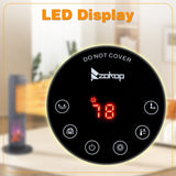 25" Tower Space Heater with 3D Flame, 1500W Portable Electric Heater with Thermostat, 60&deg 85626018