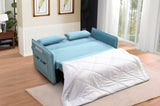 MEGA Pull Out Sofa Bed, Modern Adjustable Pull Out Bed Lounge Chair with 2 Side Pockets, 2 Pillows W97543708