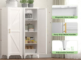 65" Tall Narrow Metal Pantry Cabinet, 14.6" W x 13.77" D 1-Door Storage Organizer with 3 Adjustable T3625P607326
