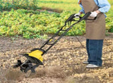 10 Amp Electric Tiller - 380 RPM Garden Cultivator with 4 Blades, 14" Working Width & Foldable 23475212