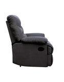 Black Recliner with Pillow Top Arm B062P215434