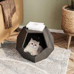 ZUN 25.98'' Modern Pet Furniture Cat Carrier, Sofa Side Table, Planter MDF Multifunctional Furniture, W757P164914