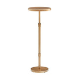 Morven Antique Brass Adjustable Height Accent Table B050P364440