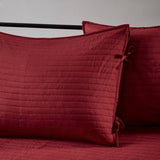 6 Piece Reversible Plaid Daybed Cover Set Red Daybed B03597555