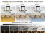 29.53" Modern Crystal Chandelier for Dining Room, 8-Light Black Pendant Lightsfor Kitchen Island 03316724