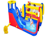 7 in1 Inflatable Slide Water Park with Deep Water Pool Basketball Hoop Football Gate Water Cannon W1677P247442