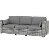 Rattan Three-Seat Sofa 93826478