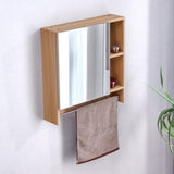 Bathroom Mirror Cabinet Wall Mounted,Medicine Cabinet,Over The Toilet Storage Cabinet with Shelves W3226P278933