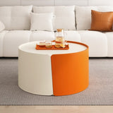 Nesting Coffee Table, Round Nesting Tables and End Tables for Small Space, Modern Side Tables with W757P186974
