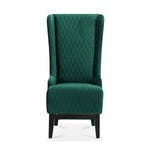 ZUN 23.03" Wide High-Back Velvet Accent Chair, Comfy High Wingback Chair, Living Room Chair with Soft W68041069