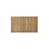 Acacia Wood Outdoor Coffee Table, Light Brown, 14'' H X 23.5'' W X 39.5'' L 72767.00MLBRN