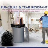 65 Gallon Extra Large Trash Bags - 100 Count Thickened Heavy Duty Black Garbage Bags for Outdoor 38323142