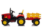 ZUN Ride on Tractor, 12 V Battery Powered Electric Vehicle Toy w/Remote Control,music, LED Lights, W1760P155332