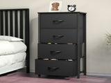 4 Storage Dressers with Fabric Dresser Organizer Unit Wide Chest Of Drawers Nightstand Storage Tower 19793654