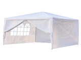 3 x 3m Four Sides Portable Home Use Waterproof Tent with Spiral Tubes White 51280911