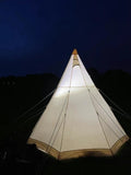 Bell Tent 4 Season 9.85ft Glamping Tent, Hot Tent,Ideal for Family Camping, Hiking,Canvas Tent with 96285630