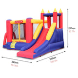 ZUN Inflatable Castle 420D Oxford Cloth Scraper Surface 39527729