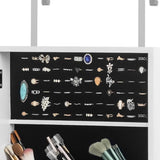 The Whole Surface PVC Film Wall Hanging Door With Lock Jewelry Cabinet Fitting Mirror Cabinet 55686677