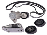 Idler Pulley Kit Serpentine Belt Tensioner Replacement for BMW Z4 X3 X5 E36 E39 E46 E53 88150777