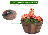 Outdoor Reinforced And Anticorrosive Wooden Pot Set Of Three 94980557