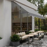 118.1"D x 47.2"W x"H Retractable Awning Grey 34819302