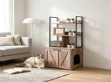 Wooden Cat Box Cabinet 31931775