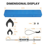 ZUN Inner CV Joint Puller Slide Hammer Wheel Drive Axle Half Shaft Removal Tool Sets 89988179