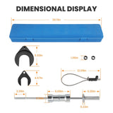 ZUN Inner CV Joint Puller Slide Hammer Wheel Drive Axle Half Shaft Removal Tool Sets 89988179