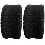 ZUN 2x Front,Rear Lawn Mower Golf Cart Turf Tires Tubeless 18x8.50-8 P512 27477260