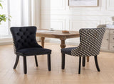Classic Velvet Dinings, High-end Tufted Solid Wood Contemporary Velvet Upholstered Dining W1143P152034