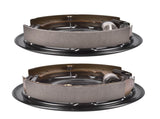 Pair of Driver and Passenger Side 12" Hydraulic Brake Backing Plate Compatible with 7,000 lb Trailer 63187696