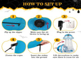 8.8 FT Halloween Inflatable UFO Yard Decoration, Fun Tall Blow up Yard Decor with Built-in LED 24974284