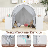 Versatile Kids Playhouse With totally 8 cubbies and 2 countertops 25708156