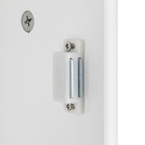 3-tier Single Door Mirror Indoor Bathroom Wall Mounted Cabinet Shelf White 48311781