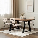 Set of 4 Modern Padded Dining Chairs for Kitchen Bar Office Chair, White 32595938