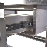 Stainless Steel Kitchen Sink Commercial Freestanding Utility Sink with Drawer and Pull-Out Faucet 64460763