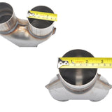 Y-Pipe Exhaust Pipe Adapter Connector 2''/2.25''/2.5''/2.75''/3''ID Single/Dual MT015005 44099273