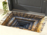 3D Optical Illusion All-Weather Doormat,Front Door Mat Indoor Outdoor Entrance, Easy Clean Patio 43745862