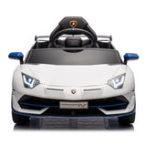 ZUN 12V Kids Ride On Car W/Parents Remote Control,Licensed Lamborghini Aventador Xago,Hydraulic pressure W1396P184346