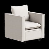 Decorative chairs, comfortable single sofa chairs in beige, soft and breathable seat cushions, soft W1727P237736