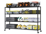 4-tier, adjustable shelf spacing, with adjustable feet and wheels, iron display stand, 150*60*192cm, 26867102