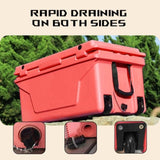 White outdoor Camping Picnic Fishing portable cooler 65QT Portable Insulated Cooler Box W1364P200968