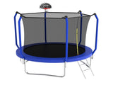 10FT Trampoline with Basketball Hoop, ASTM Approved Reinforced Type Outdoor Trampoline with W1163P446881