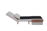 TRIO Modern Foldable Sofa Bed - Single-Seater with Breathable Linen Fabric, Converts in 10 Sec, W3391P325003